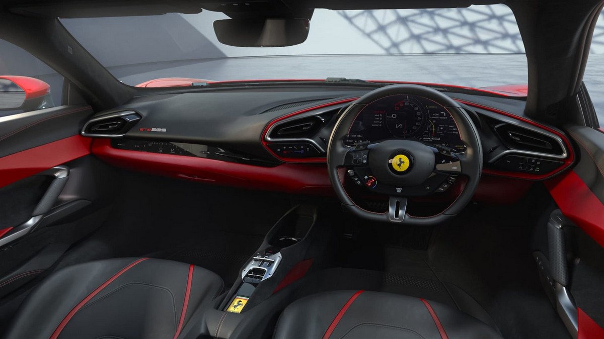 ferrari roma interior